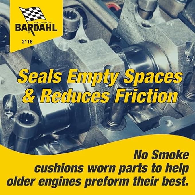 BARDAHL NO SMOKE MOTOR OIL ADDITIVE - ENGINE TREATMENT FOR OIL BURNING AND EXCESSIVE EXHAUST SMOKE - STOP SMOKE AND QUIET NOISY ENGINES WHILE LOWERING EMISSIONS - 16 FL OZ (12 PACK) - Image 4